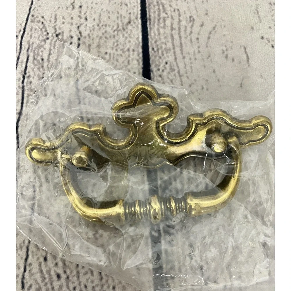 Lot of 8 Amerock Hardware BP768-AE Drawer Cabinet Pulls Cupboard Brass Bail Pull